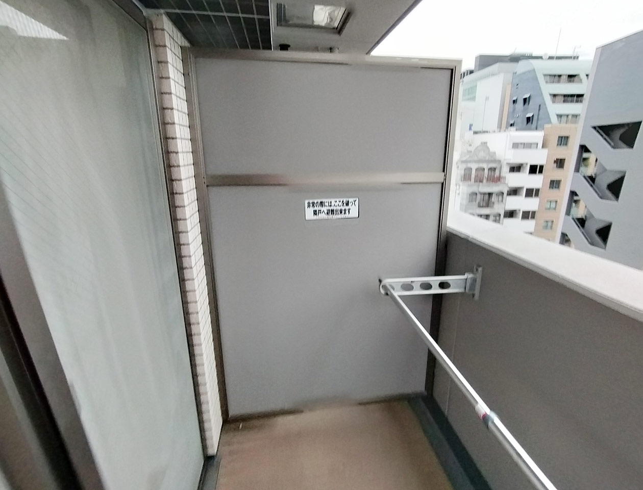 マイナビSTAY淀屋橋 801 バルコニー