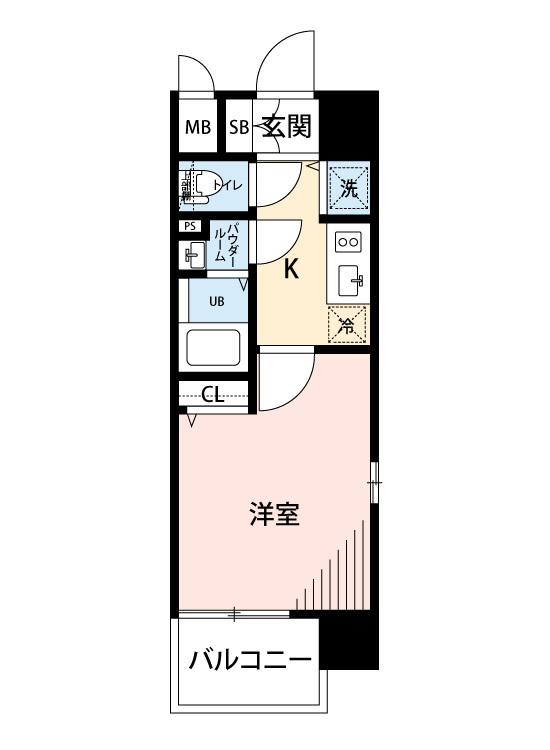 マイナビSTAY大阪ステーション 605 間取り図