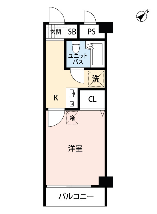 マイナビSTAYミライエ所沢 212 間取り図