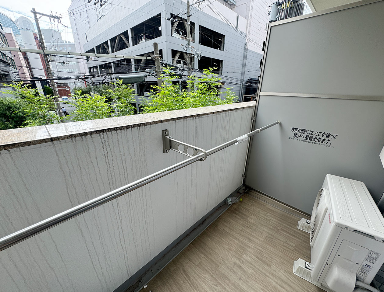 マイナビSTAY京橋セントラル 205 バルコニー