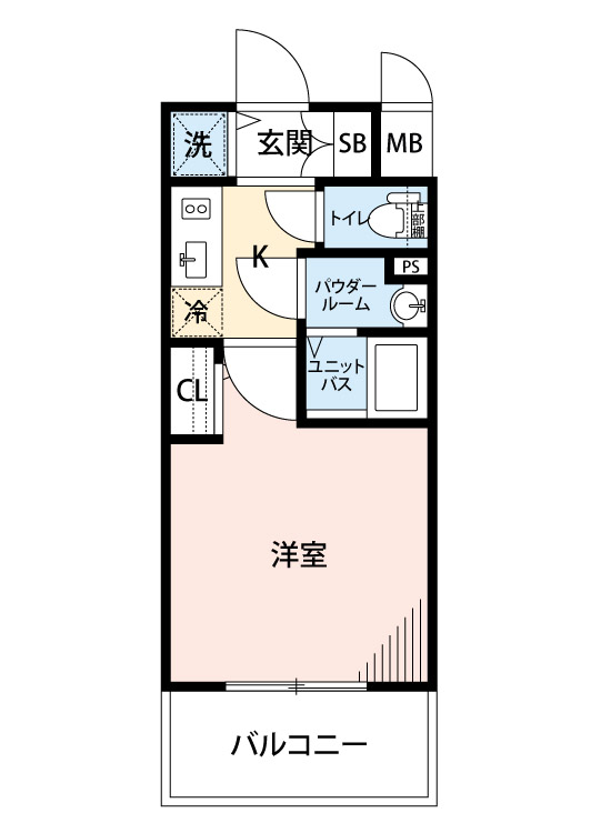 マイナビSTAYなんば 317 間取り図