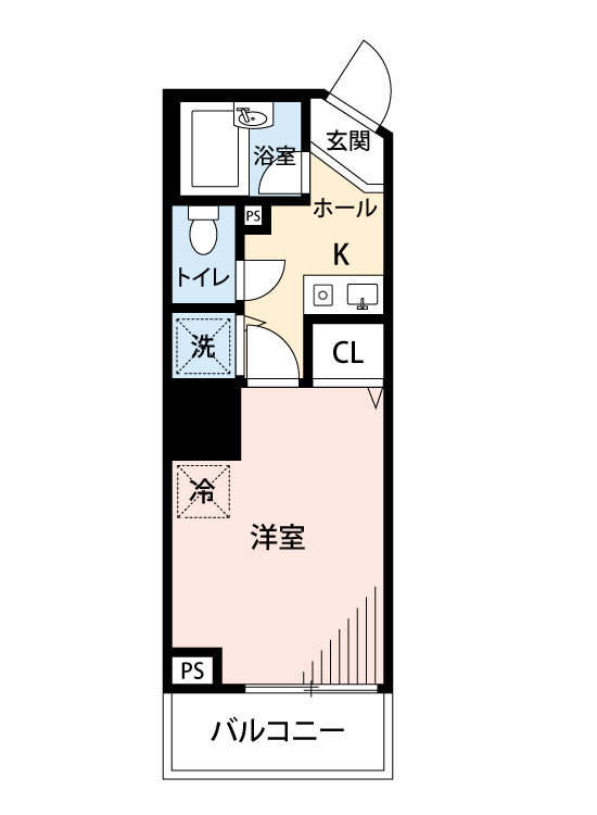 マイナビSTAYディナスティ西本町 704 間取り図