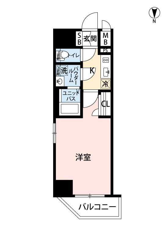 マイナビSTAY名古屋 STATION CENTRAL 606 間取り図