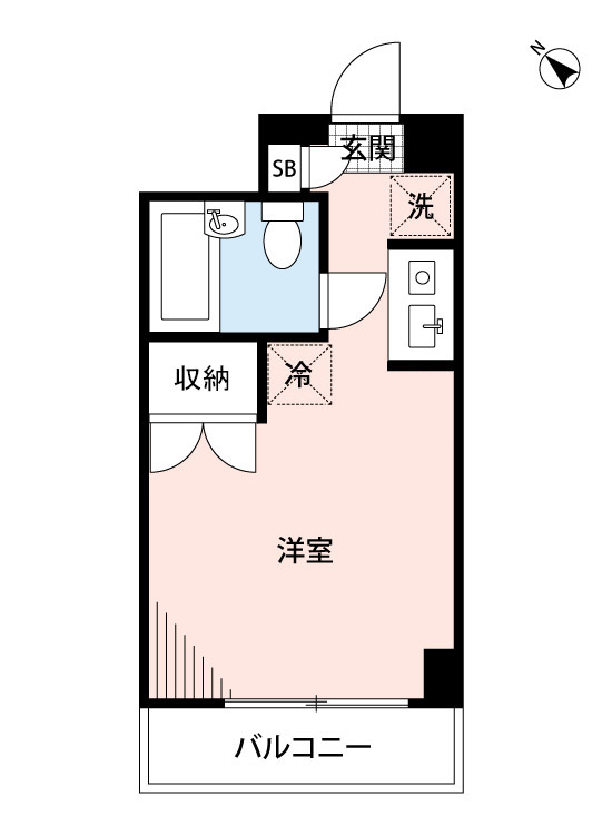 マイナビSTAYパレス立川錦町 603 間取り図