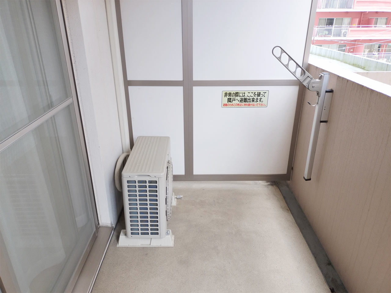 マイナビSTAY熊本辛島ベース 308 バルコニー