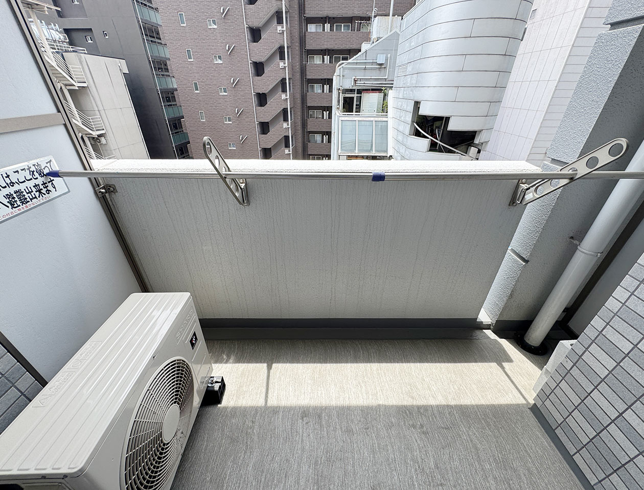 マイナビSTAY西天満 810 バルコニー