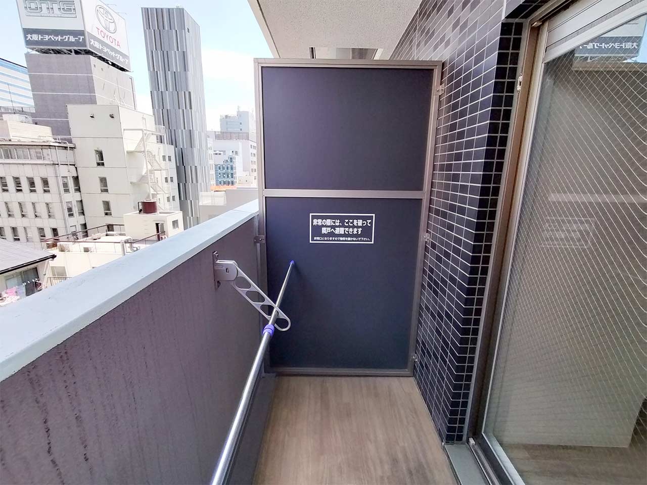 マイナビSTAY阿波座駅前フェリオ 803 バルコニー