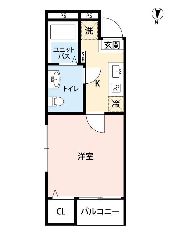 マイナビSTAY所沢グリーンヒルズ 204 間取り図