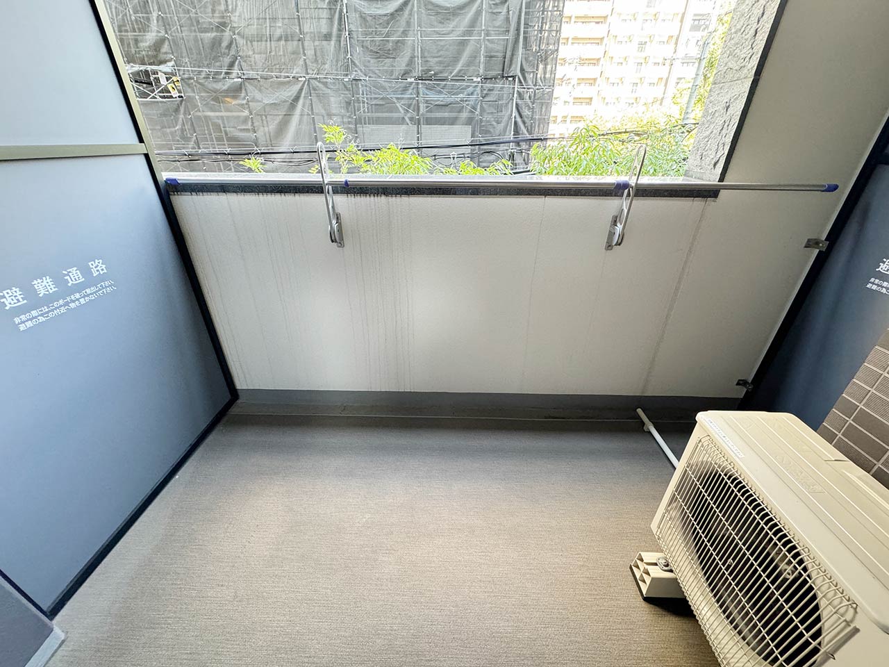 マイナビSTAY京町堀ノース 204 バルコニー