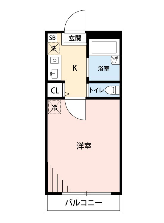 マイナビSTAY錦町4 202 間取り図