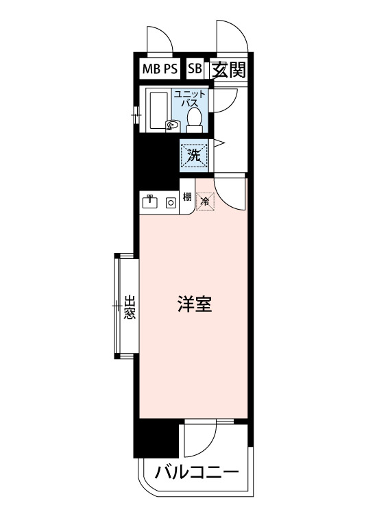 マイナビSTAYプランドール所沢 201 間取り図