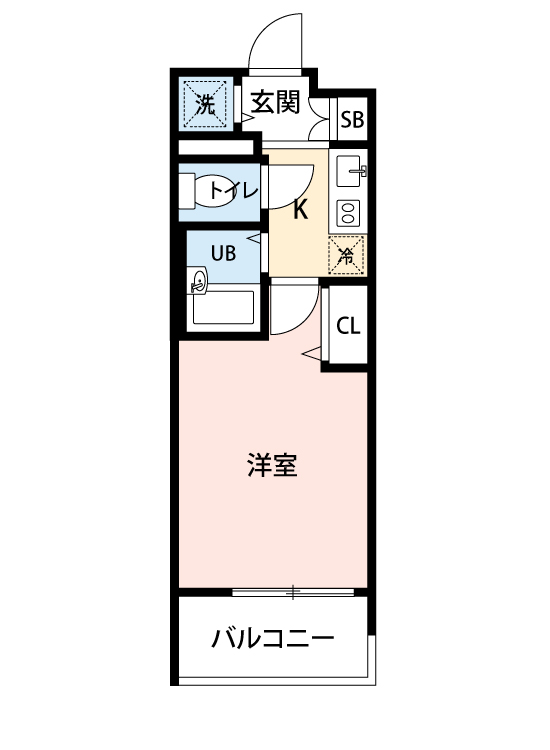 マイナビSTAYミライエグランドアベニュー新中野 1003 間取り図