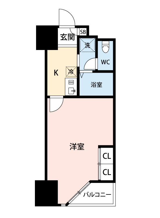マイナビSTAY札幌ノース 403 間取り図