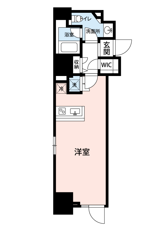 マイナビSTAYトワイライトヒルズ四ツ谷 205 間取り図