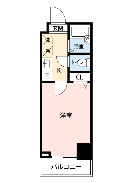 マイナビSTAY市ヶ谷河田町 203 間取り図